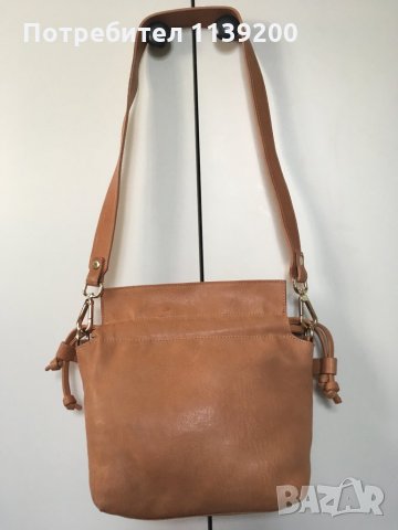 Printemps Paris френска дамска бежова чанта с дълга дръжка , снимка 5 - Чанти - 27273549