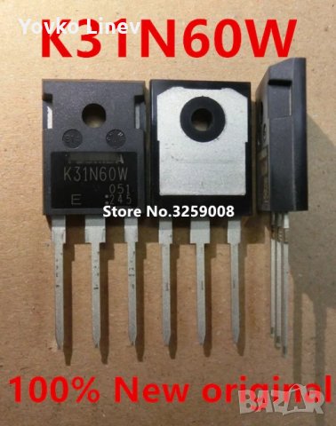 TK31N60W - 2 БРОЯ - N-MOS - TO-247 / 600V / 31A / 230W RDS(ON) = 0.073ohm, снимка 1