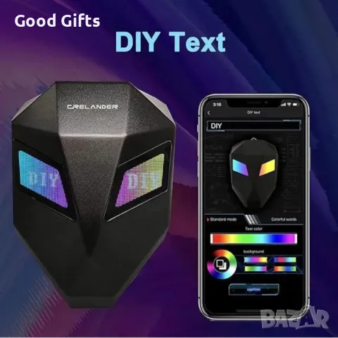 3D LED Раница с мърдащи очи Iron Man, Раница за Мотор от ново поколение , снимка 4 - Раници - 48603184