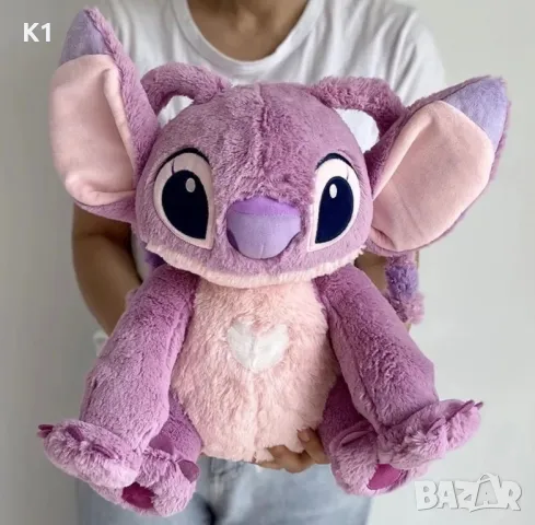 Плюшена играчка Лило и Стич, 35-55см, Lilo Stitch плюшени играчки, снимка 4 - Плюшени играчки - 50392144