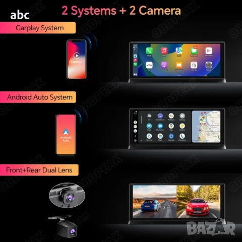 Универсална мултимедия с 4K предна + Full HD задна камера + GPS Модул, снимка 6 - Аксесоари и консумативи - 52528575