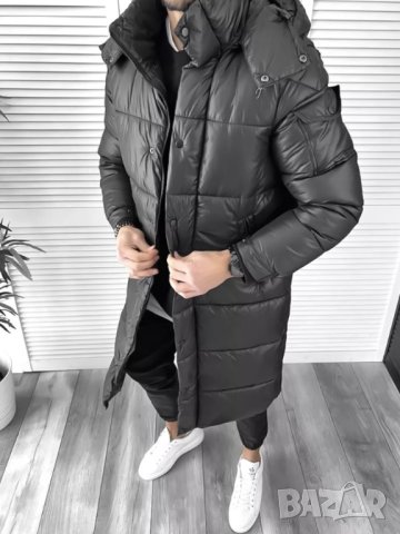 Мъжко дълго шушляково яке ''Тоарис' - черно