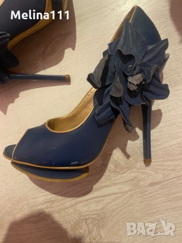 Дамски обувки с цвете модел Dolce and Gabanna, снимка 4 - Дамски ежедневни обувки - 35457132