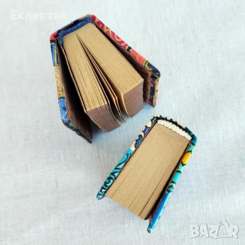 Миниатюрни ръчно подвързани тефтерчета, снимка 12 - Други - 43183360