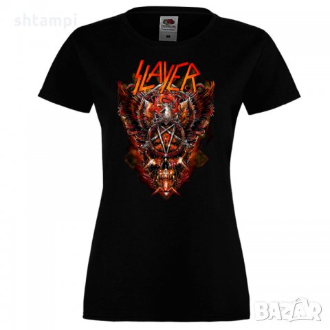 Дамска тениска Slayer 8, снимка 2 - Тениски - 32876772