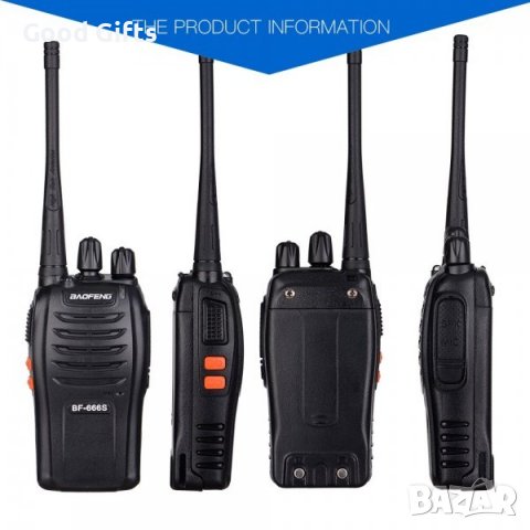 2 броя Радиостанция Baofeng BF-666S комплект , снимка 2 - Друга електроника - 39311456