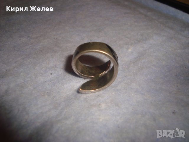 ПОСРЕБРЕН ЕМАЙЛИРАН СТИЛИЗИРАН МЕСИНГОВ АРТ МОДЕЛ ПРЪСТЕН ОРНАМЕНТИРАН 17511, снимка 11 - Пръстени - 37510260