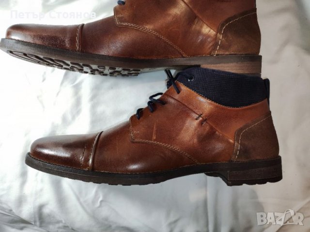 Много елегантни мъжки кларкове от естествена кожа Oliver Jacob №46, снимка 6 - Мъжки боти - 36762285