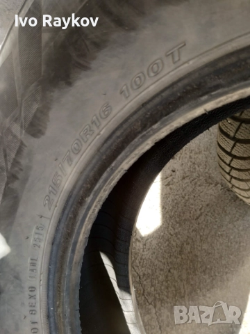 Зимни , джип ,Nexen 215/70/16 100Т , 4 броя , добро състояние , снимка 3 - Гуми и джанти - 51922870