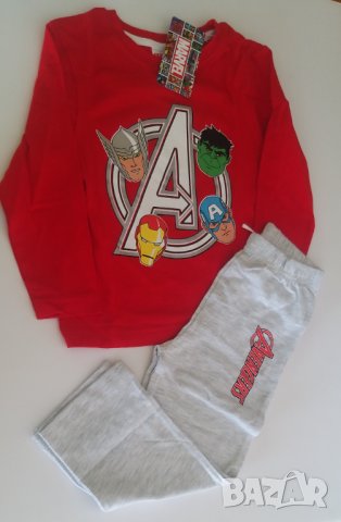 Пижами 2бр Марвел 92см 18-24мес , снимка 3 - Детски пижами - 38016209