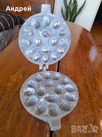 Стар уред за печене на сладки,Орехчета #8, снимка 4 - Други ценни предмети - 48643426