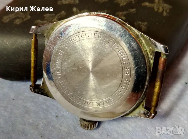 KIENZLE ANTIMAGNETIK MADE in GERMANY Стар РЯДЪК МОДЕЛ МЕХАНИЧЕН РЪЧЕН НЕМСКИ ЧАСОВНИК РАБОТЕЩ 49575, снимка 3 - Антикварни и старинни предмети - 48443990