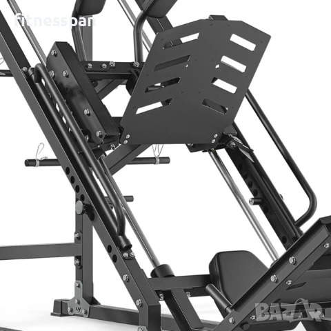 Машина за крака за дома – хакен клек и лег преса в едно, снимка 7 - Фитнес уреди - 50662203