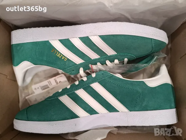 Adidas - Gazelle 'Green White' FU9672 №44 2/3 Оригинал Код 871, снимка 2 - Маратонки - 50208676