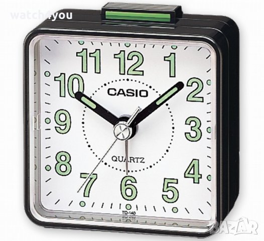 НОВ ОРИГИНАЛЕН БУДИЛНИК CASIO TQ-140. БУДИЛНИК КАСИО TQ-140-1 С НЕОНОВ (ФОСФОРЕСЦИРАЩ) ДИСПЛЕЙ., снимка 2 - Други - 35249352