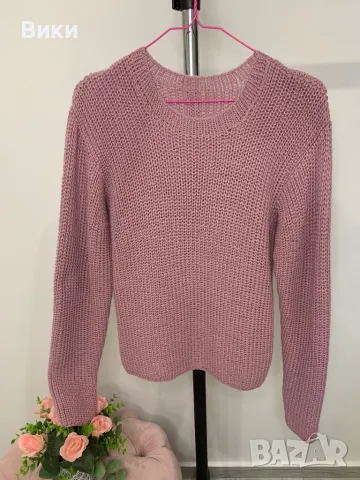 Пуловер ръчно плетен универсален размер