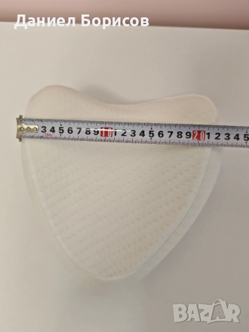 Ортопедична сърцевидна възглавница за бременни (Memory Foam), снимка 3 - Възглавници - 52584850