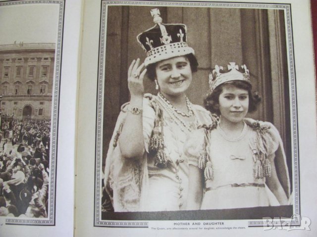 1937г. Луксозна Книга Коронацията Джордж VI, Елизабет II, снимка 12 - Други - 37988495