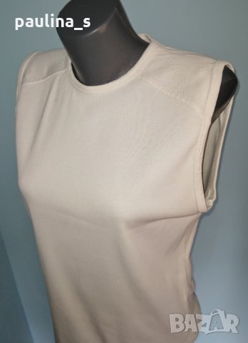 Памучна брандова тениска без ръкави "Clockhouse"® / голям размер , снимка 2 - Тениски - 28505498