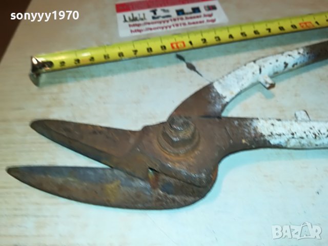 НОЖИЦА ЗА ЛАМАРИНА ОТ ФРАНЦИЯ 2005221233, снимка 12 - Антикварни и старинни предмети - 36821330