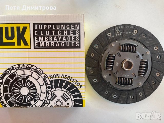 Феродов диск за съединител LUK VW PASSAT 1,6D, 1,9D/TD, снимка 2 - Части - 38230967