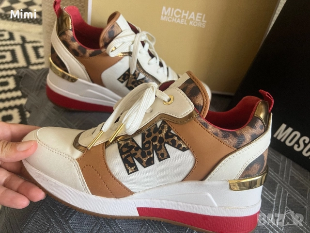 Michael Kors/Love Moschino сникърси , снимка 10 - Дамски ботуши - 47247279