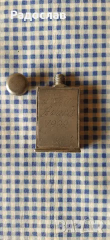 стара калаена бутилка , снимка 3 - Антикварни и старинни предмети - 47335356