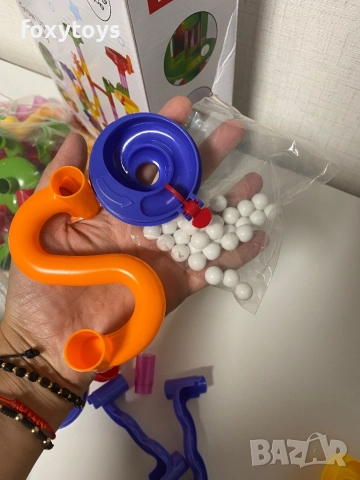 Конструктор - Път с топчета - 105 елемента, снимка 10 - Образователни игри - 51848862