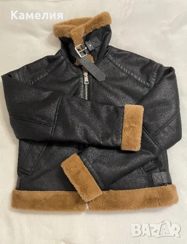 Късо яке Zara S р-р, снимка 5 - Якета - 48224803