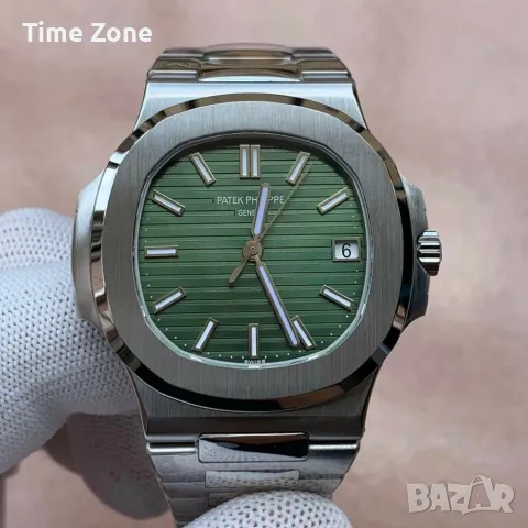 Patek Philippe Nautilus 40mm Steel Blue Dial Automatic Различни Варианти, снимка 2 - Мъжки - 48002610