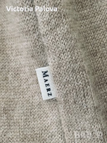 Скъп пуловер/блуза MAERZ MUENCHEN меринос, снимка 4 - Блузи с дълъг ръкав и пуловери - 43343337