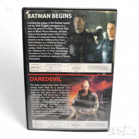 Батман в началото/ Дявол на доброто DVD с бг субс , снимка 2 - DVD филми - 48729050