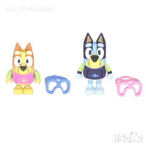 BLUEY Фигури с плувни очила BLU13039, снимка 3 - Фигурки - 47718146