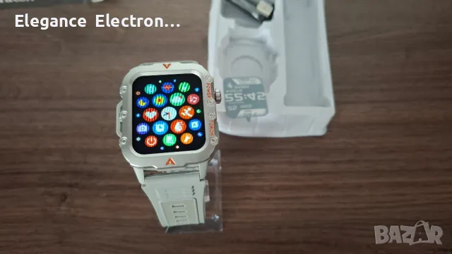 Смарт часовник Laxasfit Q11. Сив, снимка 11 - Смарт гривни - 48400544