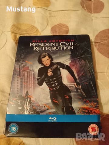 Resident Evil: Retribution BluRay (Steelbook Edition, без БГ субтитри), снимка 1 - Blu-Ray филми - 43948591
