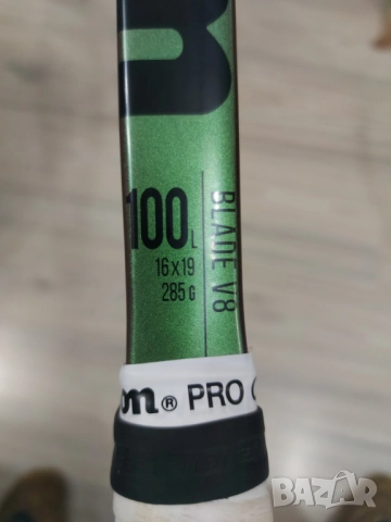 Тенис ракета Wilson V8 285 g, снимка 2 - Тенис - 52369130