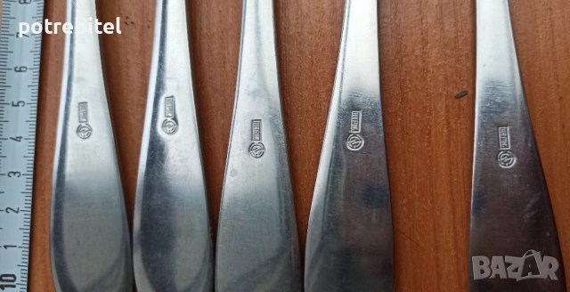 11 прибора за хранене от СССР - от 80те г. на ХХ век, снимка 4 - Прибори за хранене, готвене и сервиране - 53461454