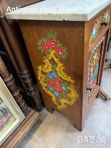 Старо холандско рисувано шкафче / шкаф / мебел. №3995, снимка 6 - Антикварни и старинни предмети - 40730175