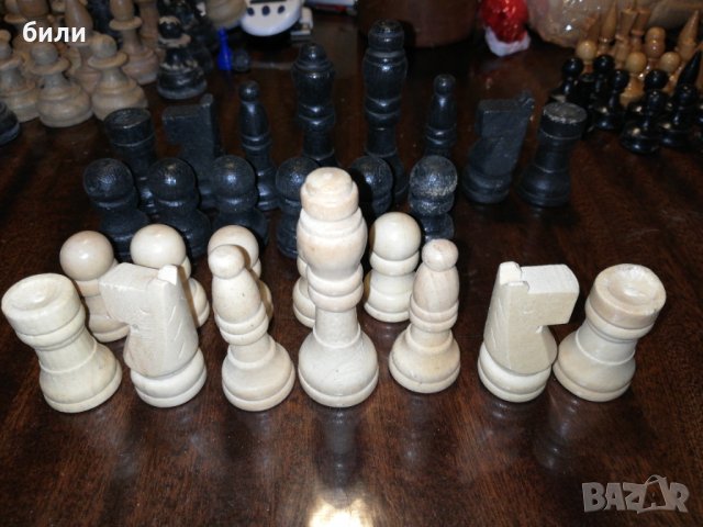 Дървени фигури за ШАХ , снимка 1