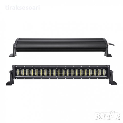 9D 63 СМ 400W Off-Road LED BAR с лупи Hi/Lo Къси и Дълги Светлини, снимка 5 - Аксесоари и консумативи - 43700328