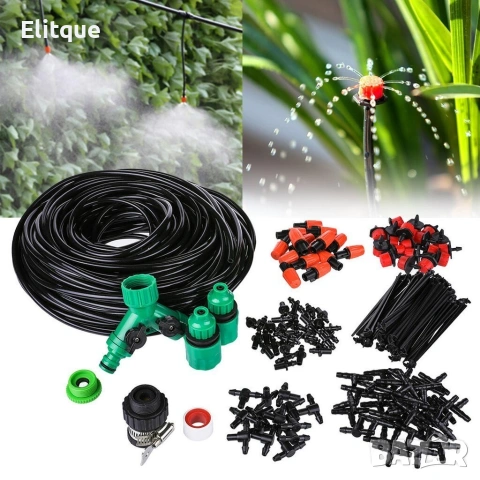 Охлаждаща система с водна мъгла – 10 м за двор, тераса и басейн, снимка 6 - Други стоки за дома - 53435138