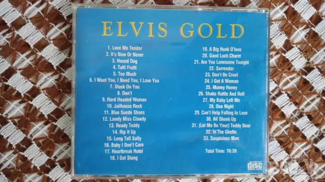 ELVIS GOLD, снимка 2 - CD дискове - 49700137