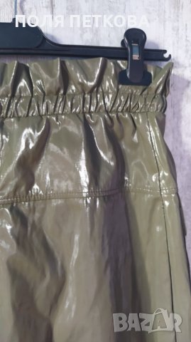 Кожена пола на ZARA, снимка 3 - Поли - 38128425