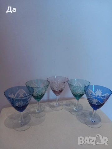 Немски цветен кристал , снимка 4 - Колекции - 53605714