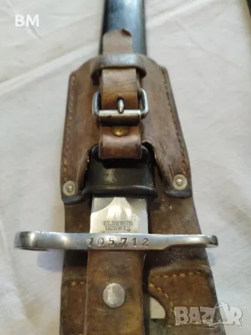 Швейцарски щик байонет меч нож Шмид Рубин Schmid Rubin , снимка 5 - Антикварни и старинни предмети - 50349980