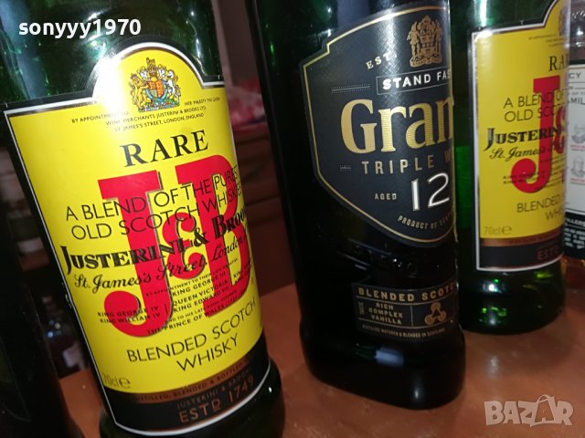 j&b grants pogues 6 празни шишета за колекция 1602231900, снимка 8 - Колекции - 39699612