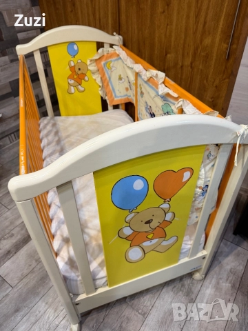 Детски матрак, протектор,  обиколници, чаршаф с ластик, снимка 9 - Кошарки - 52267905