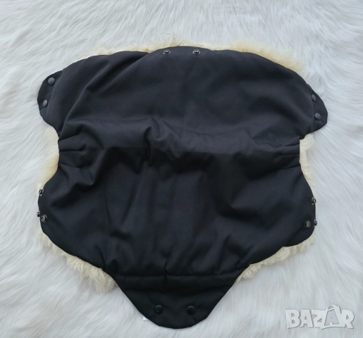 Маншон за ръце за бебешка количка овча кожа - НОВ, снимка 14 - Детски колички - 52982584