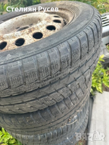 железни джанти r16 - 5 x 112 / 16 цола със гуми 205 60 16 за VW Sharan 2.8i 204кс VR6 2002г -цена 15, снимка 4 - Гуми и джанти - 51973656