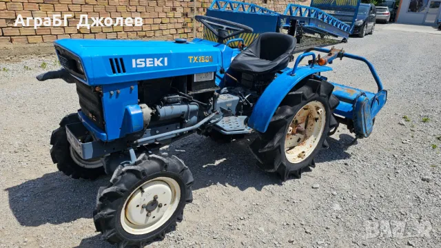 Японски трактор Iseki TX1500F с фреза, 4x4, 15 кс., АграБГ Джолев, снимка 2 - Селскостопанска техника - 46067474